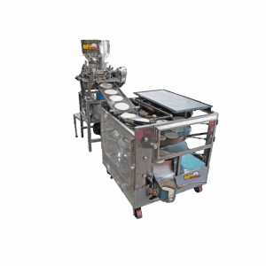 Máquina adelita con cabezal de tolva