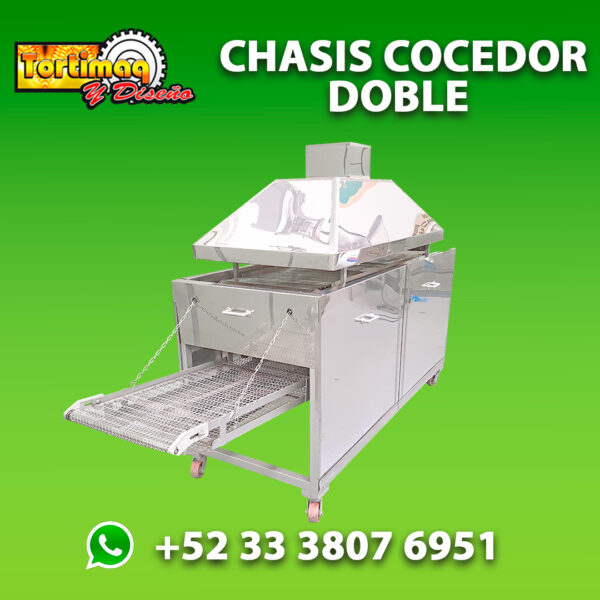 Chasis cocedor doble para harina de trigo