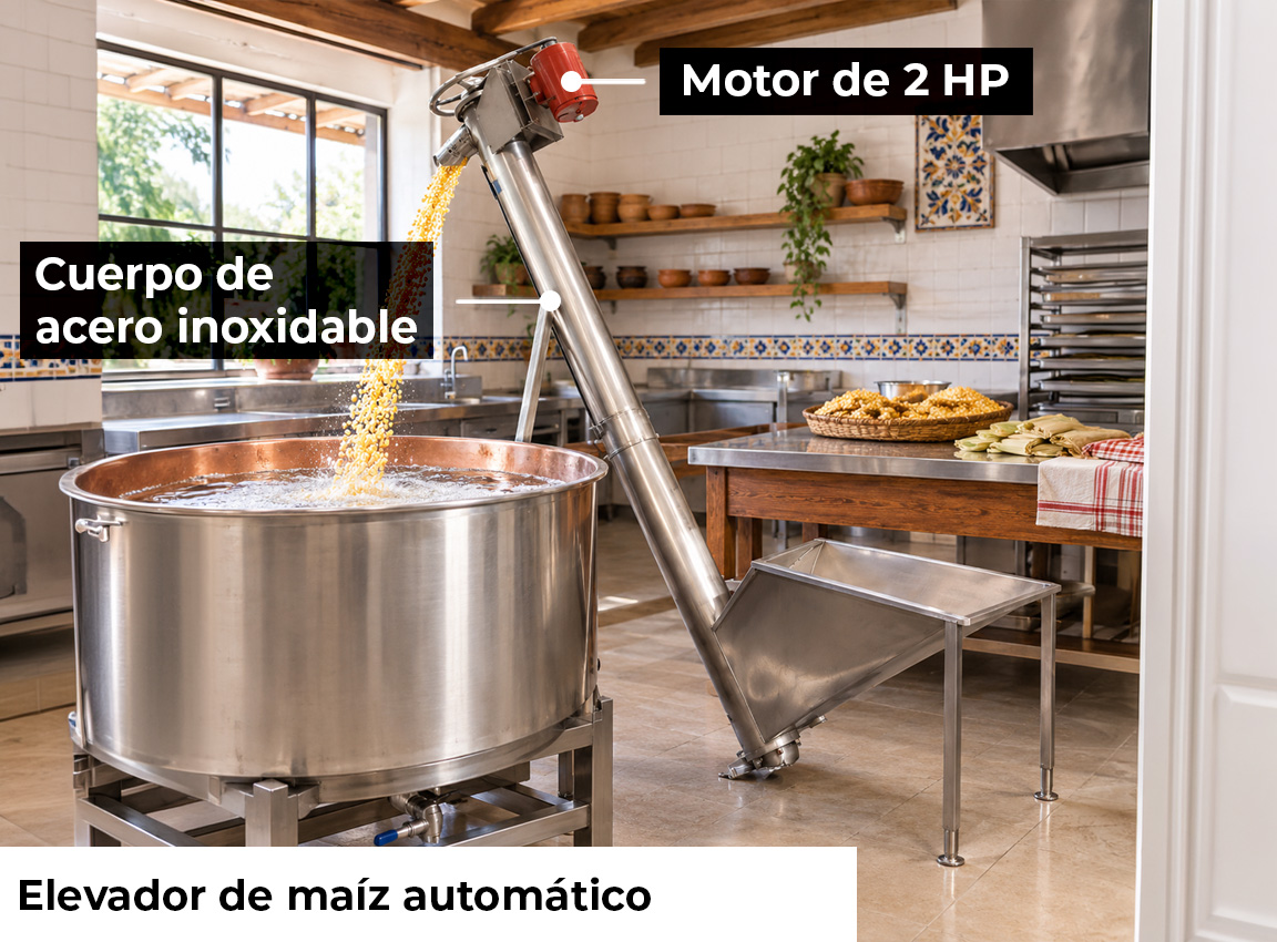 Cabezal Restaurantero de Gorditas Automático
