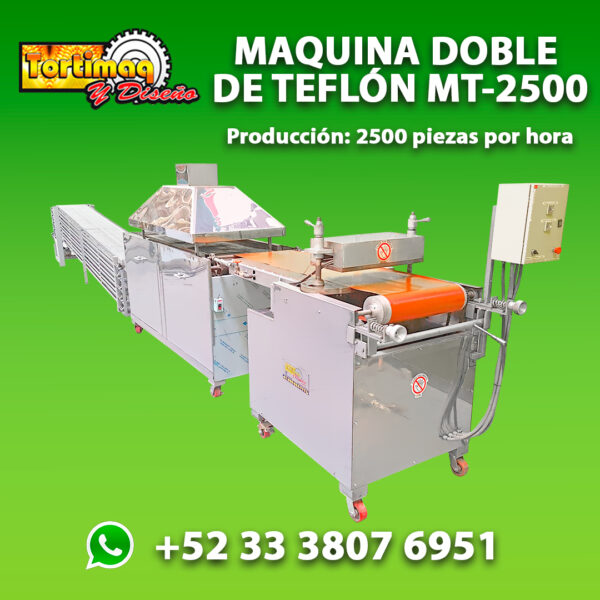 TORTILLADORA DOBLE DE TEFLÓN MT-2500