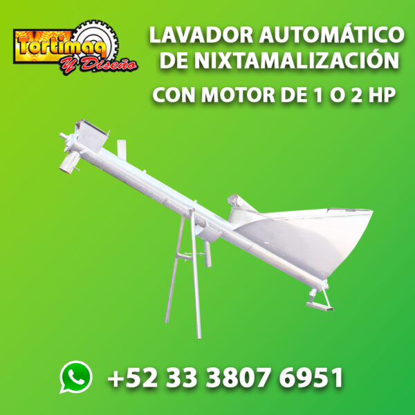 Lavador automático de nixtamal