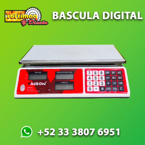 Báscula Digital para tortillas