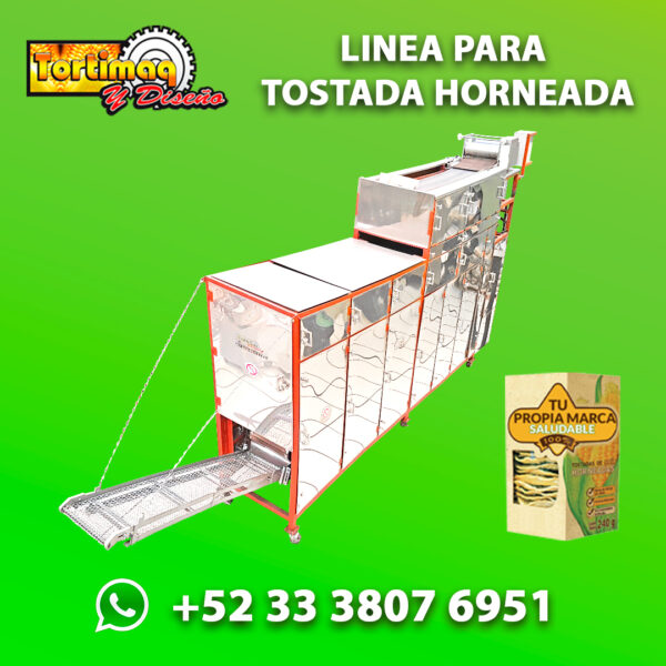 Línea para tostada HORNEADA SIN ACEITE