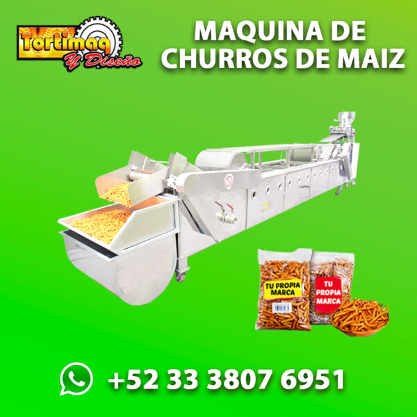 Máquina para churritos de maíz