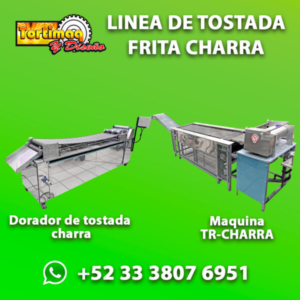 Línea completa para tostada tipo CHARRA