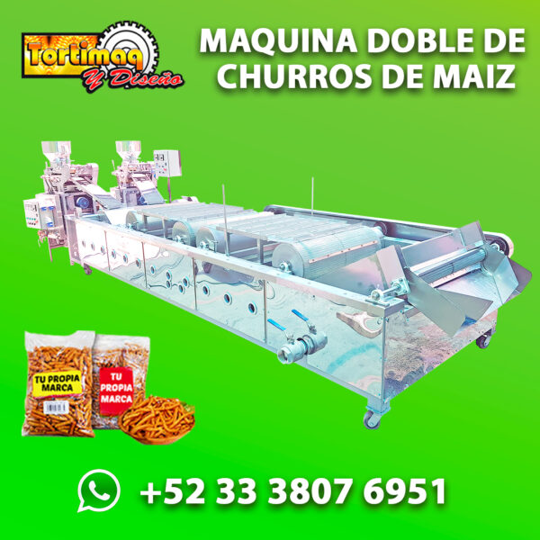 Máquina Doble para churritos de maíz