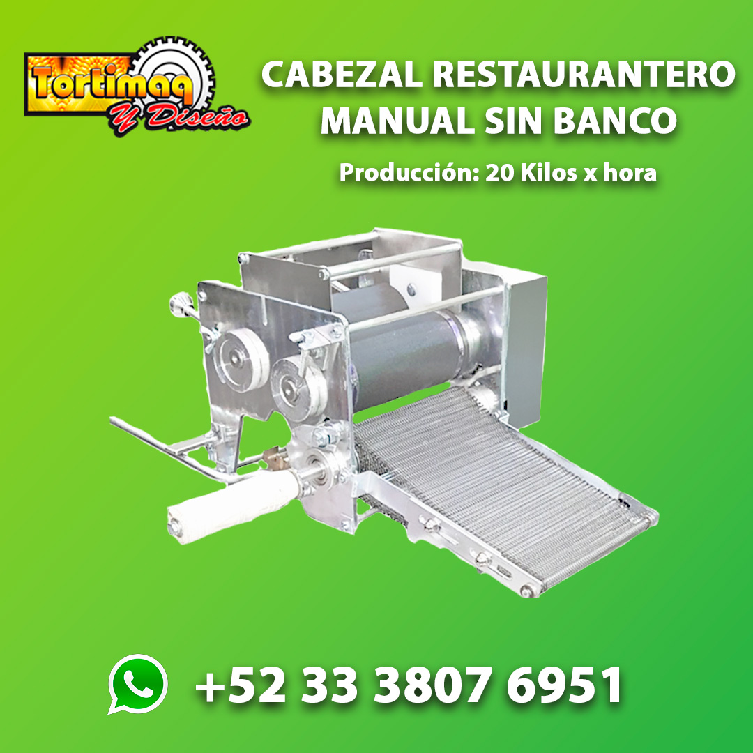Cabezal Restaurantero Manual Sin Banco