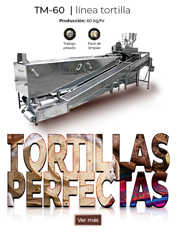 Máquina TM-60 de Tolva para tortilla